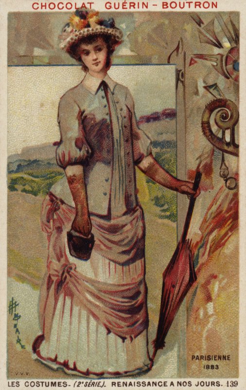 Moda parisiense, 1883 de French School