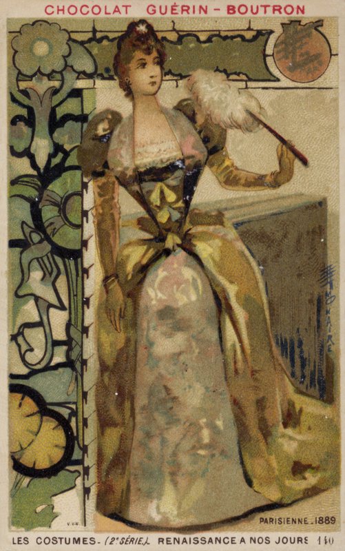 Moda parisiense, 1889 de French School