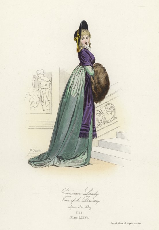 Senhora parisiense, época do Diretório de French School
