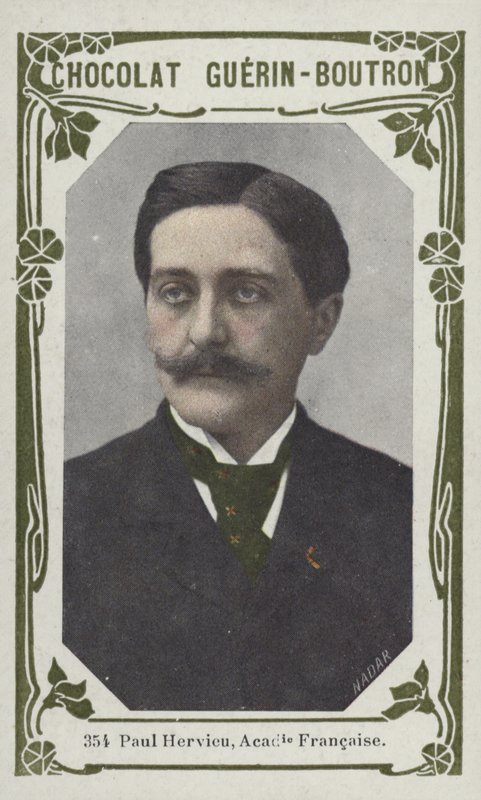 Paul Hervieu, Academia Francesa (foto colorida) de French School