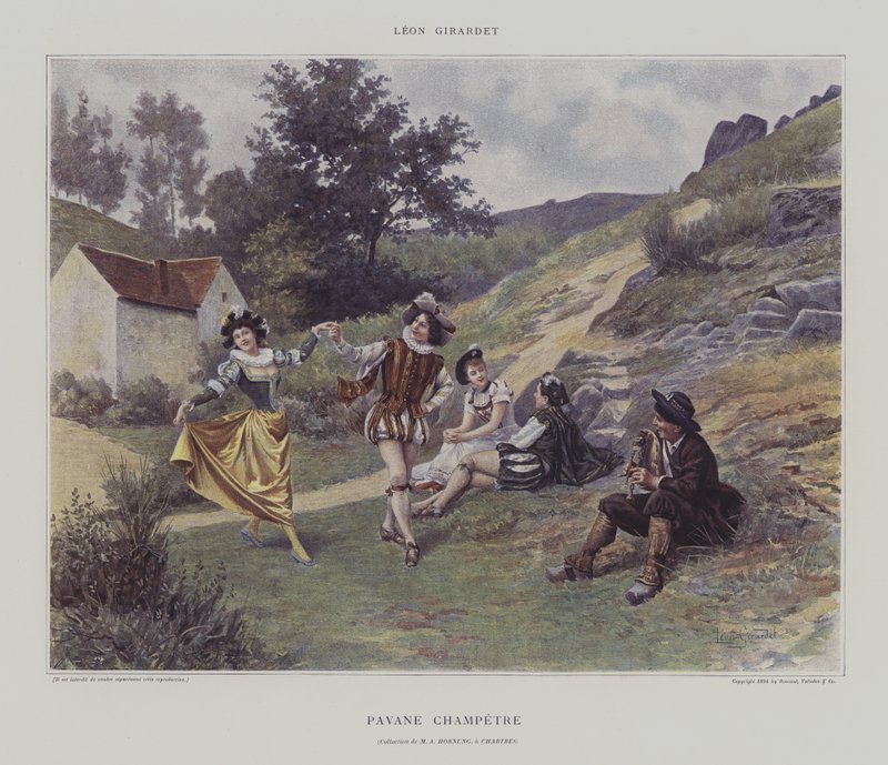 Pavane Champetre (cor litho) de French School