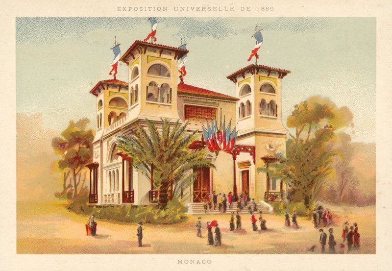 Pavilhão de Mônaco, Exposição Universelle 1889, Paris de French School