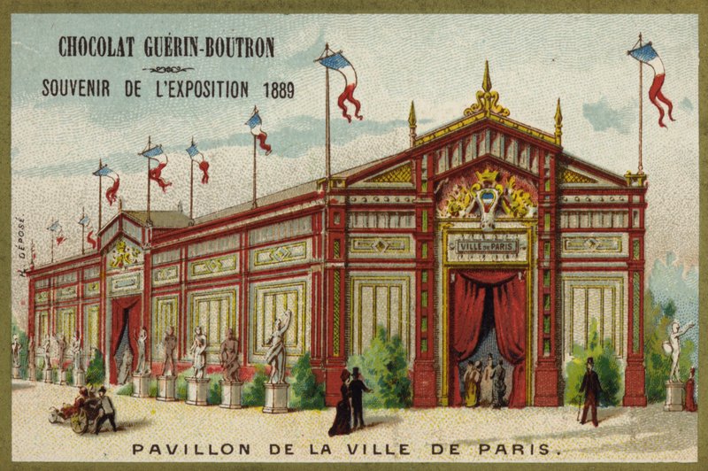 Pavilhão da Cidade de Paris (chromolitho) de French School