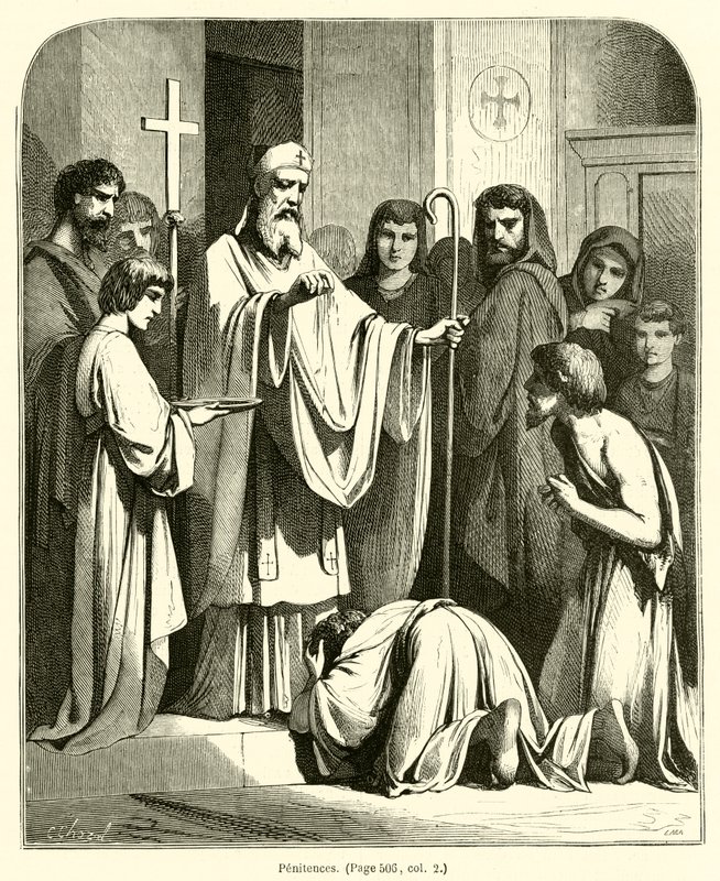 Penitências (gravura) de French School