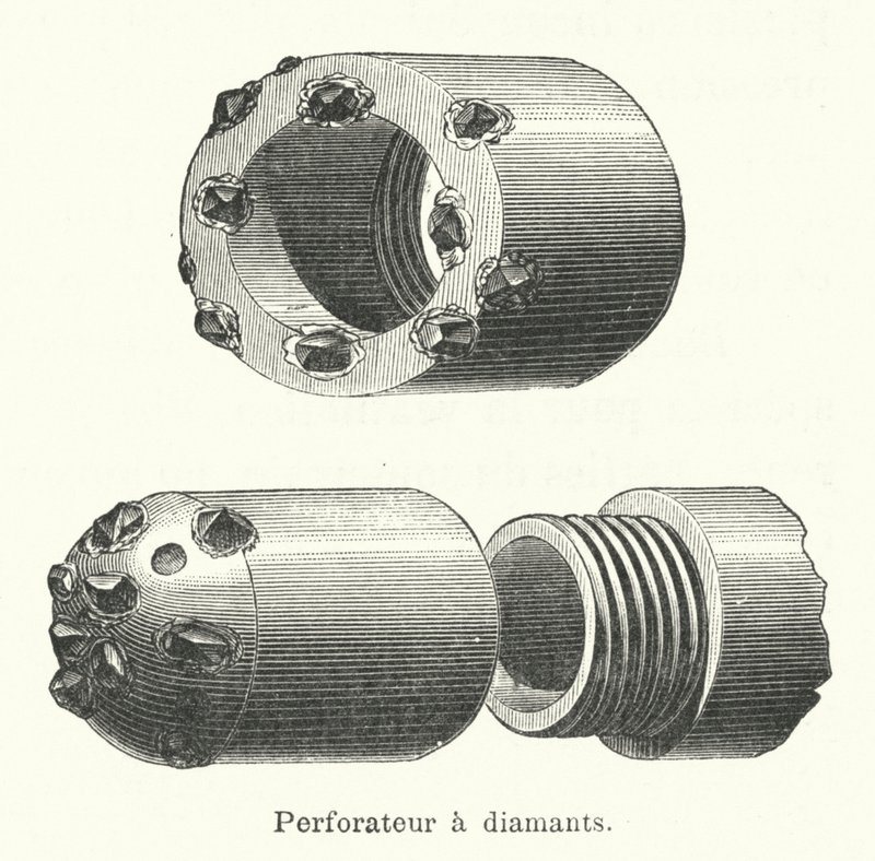 Ponche de diamante (gravura) de French School