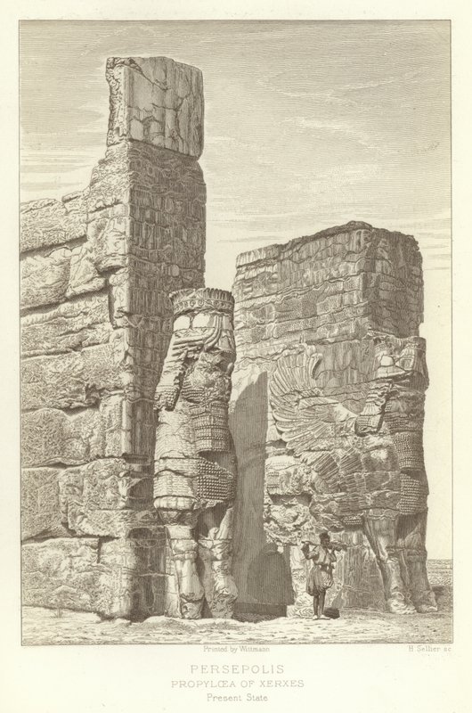 Persépolis, Propileus de Xerxes, Estado Presente de French School