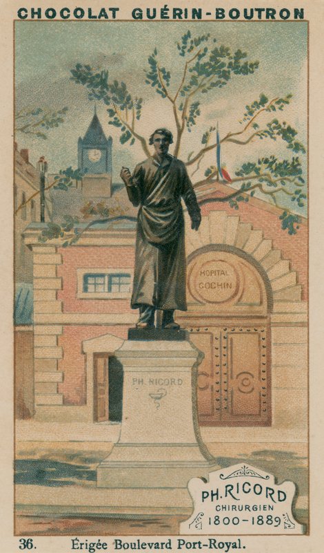 Ph Ricord, Cirurgião, 1800-1889, Erigee Boulevard Port-Royal de French School