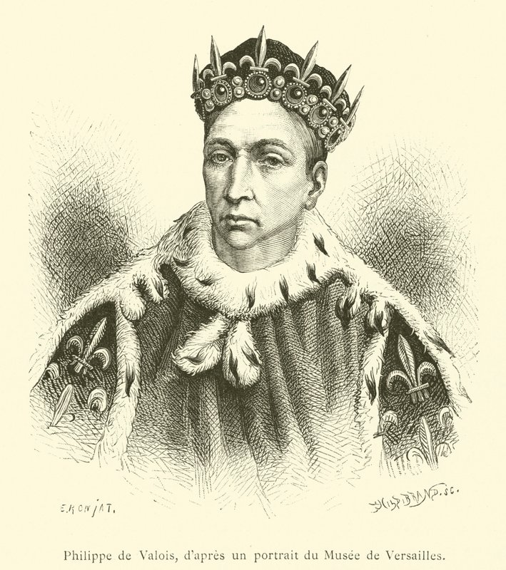 Philippe de Valois (gravura) de French School