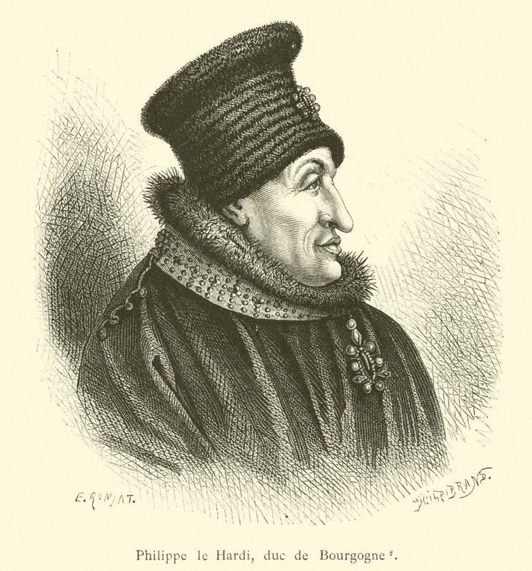 Filipe o Negrito, Duque de Borgonha (gravura) de French School