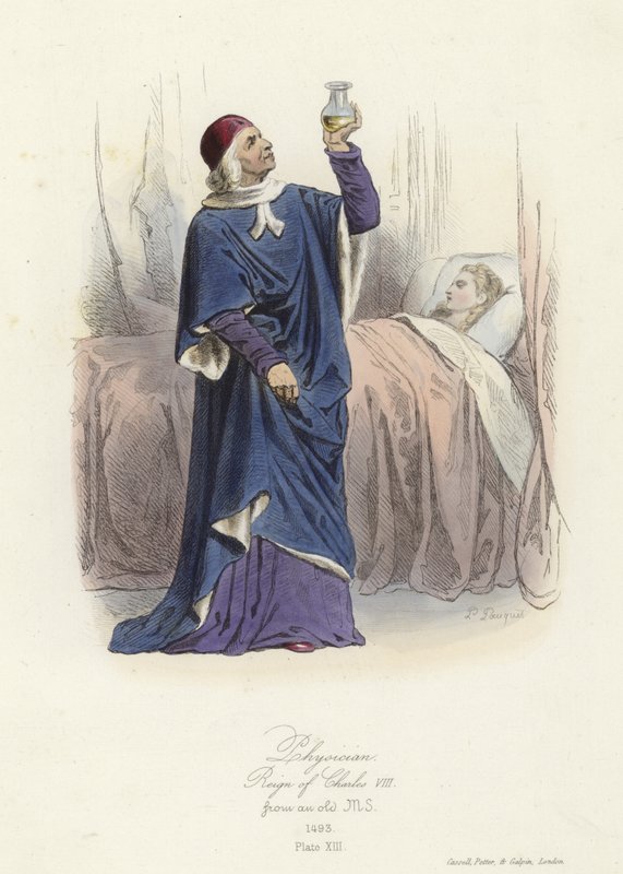 Médico, reinado de Carlos VIII da França de French School
