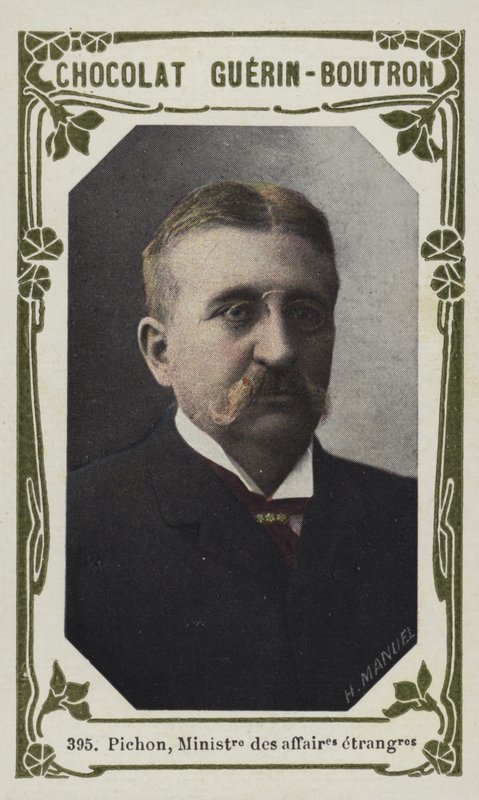 Pichon, Ministro dos Negócios Estrangeiros (foto colorida) de French School
