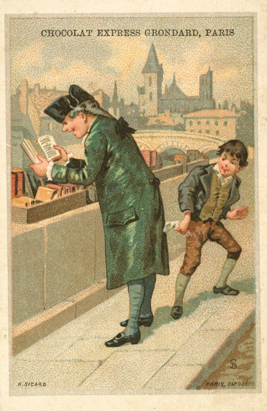 Carteirista (chromolitho) de French School