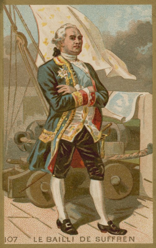 Pierre Andre de Suffren, almirante francês de French School