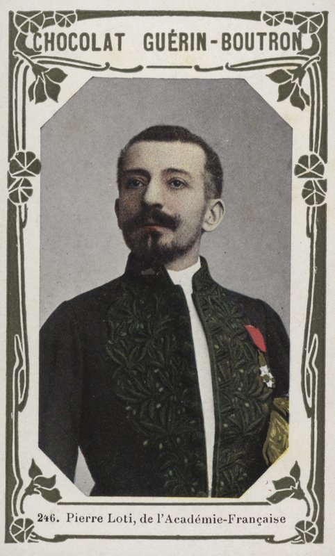 Pierre Loti, da Academie-Francaise (foto colorida) de French School