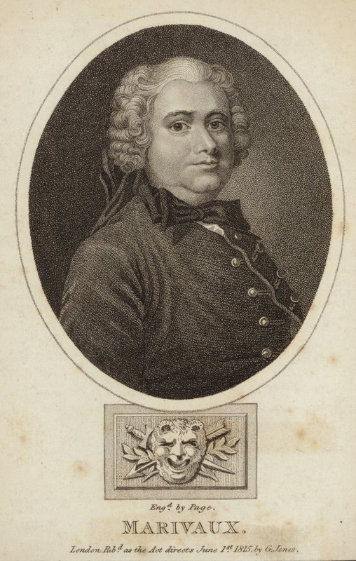 Pierre de Marivaux - romancista e dramaturgo francês (1688-1763) de French School