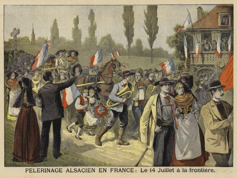 Peregrinação dos alsacianos à França, 14 de julho de 1897 de French School