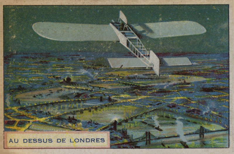 Avião sobre Londres de French School