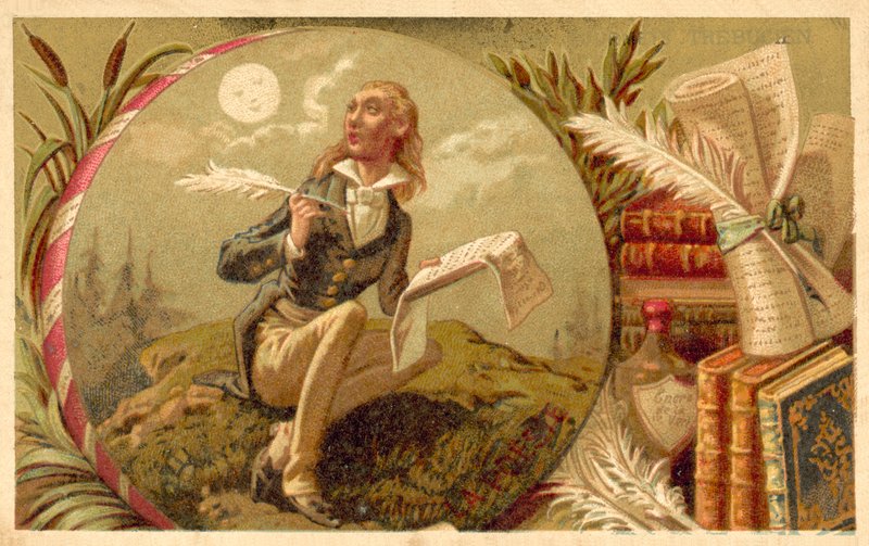 Poesia (chromolitho) de French School