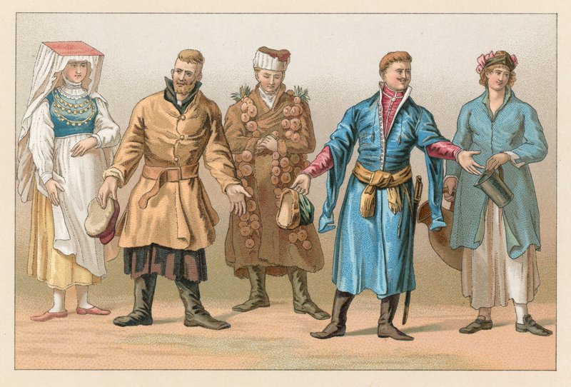Traje da Polônia de French School
