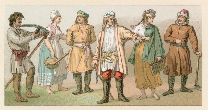Traje da Polônia de French School
