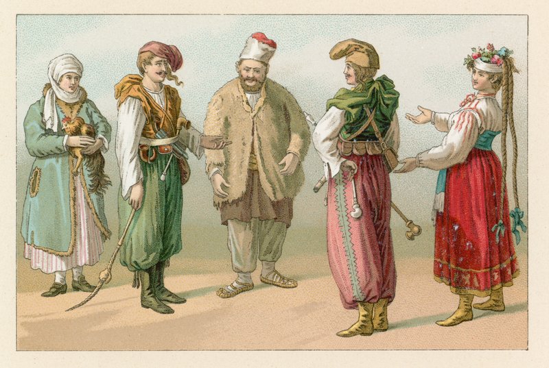 Traje da Polônia de French School
