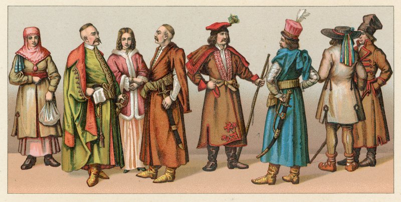 Traje da Polônia de French School