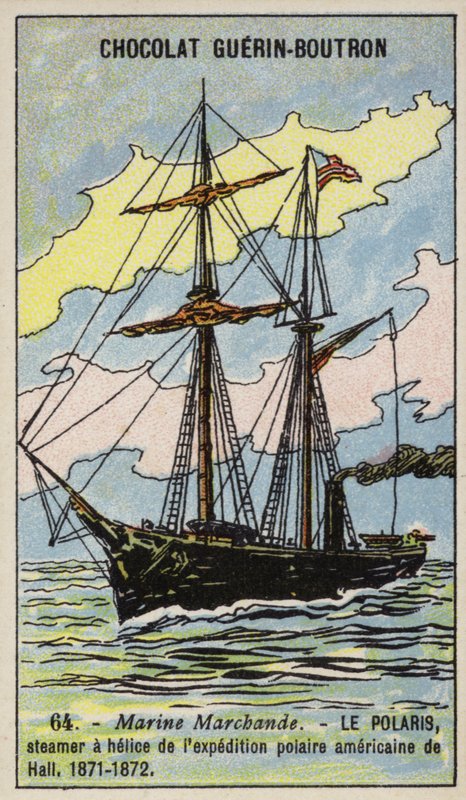 Polaris, navio da expedição americana de Charles Francis Hall para o Pólo Norte de French School