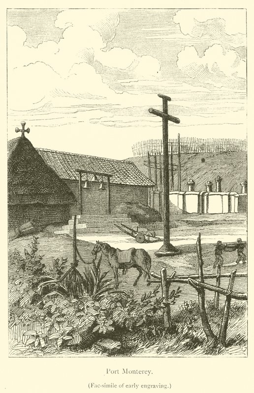 Port Monterey (gravura) de French School