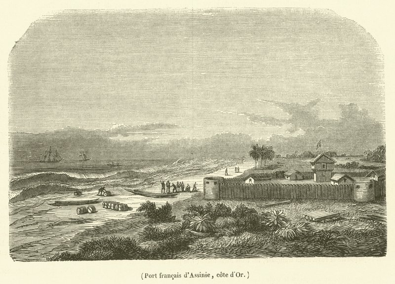 Porto francês de Assinie, cote d