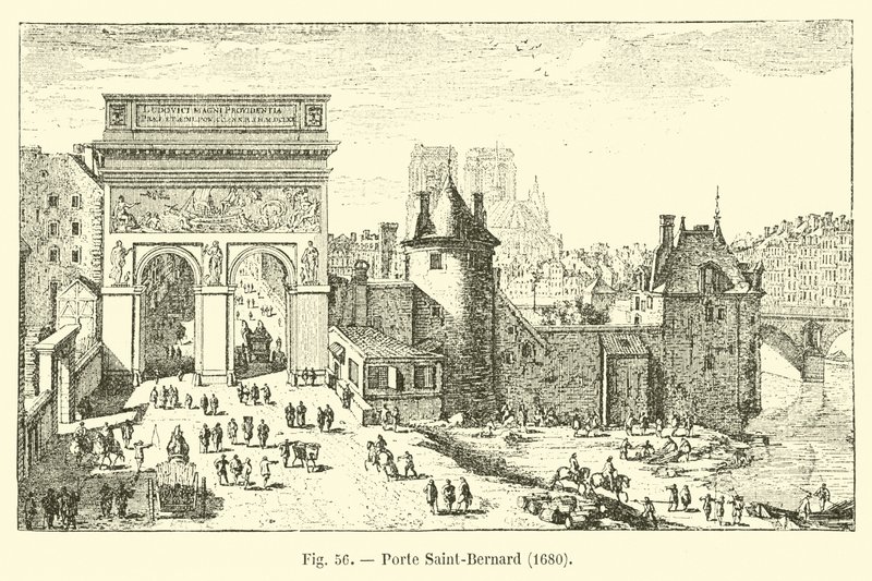 Portão de São Bernardo, 1680 de French School
