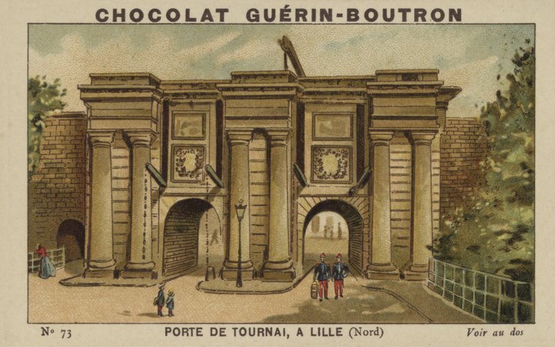 Porte de Tournai, em Lille, norte de French School