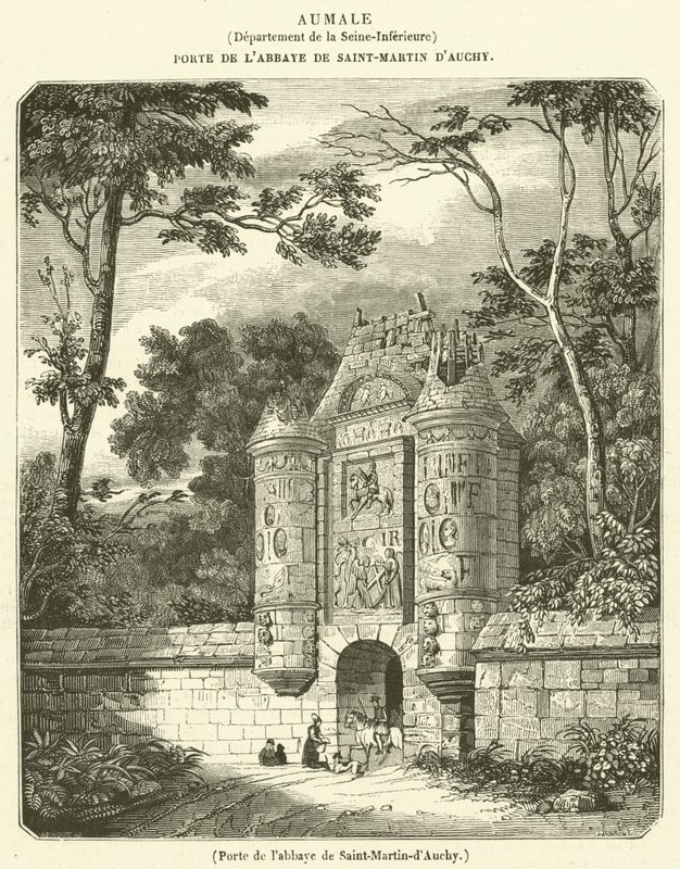 Porta da abadia de Saint-Martin-d