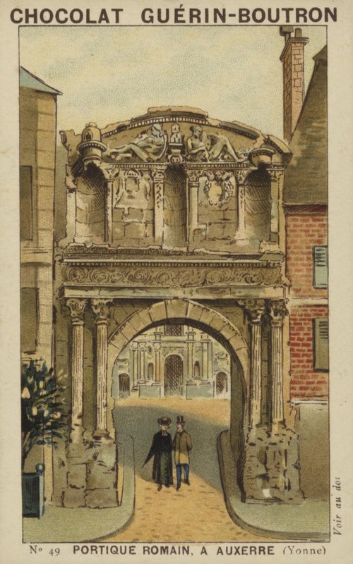 Portico romano, Auxerre, Yonne de French School