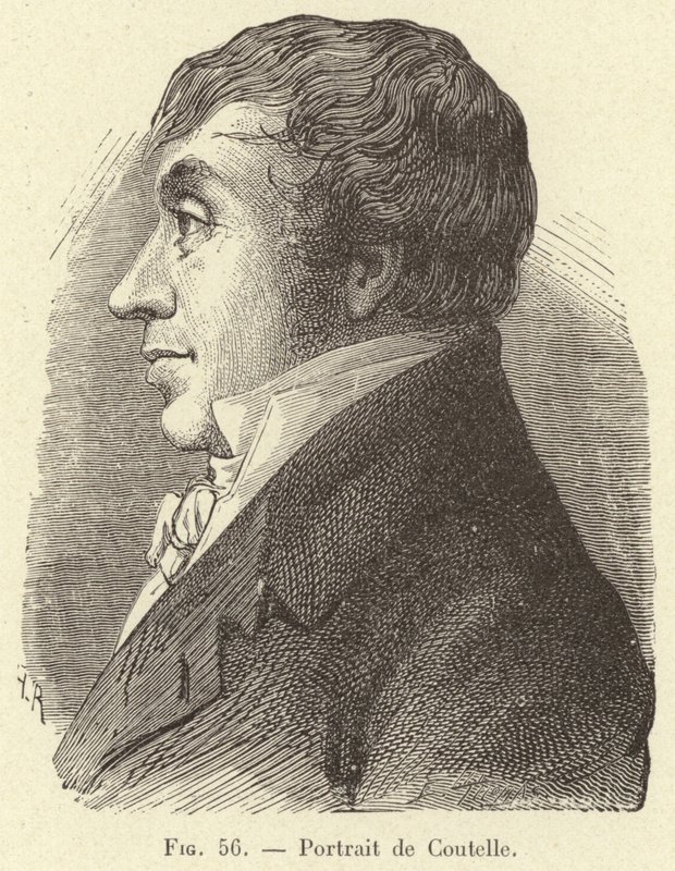 Retrato de Coutelle (gravura) de French School