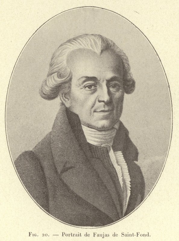 Retrato de Faujas de Saint-Fond (gravura) de French School