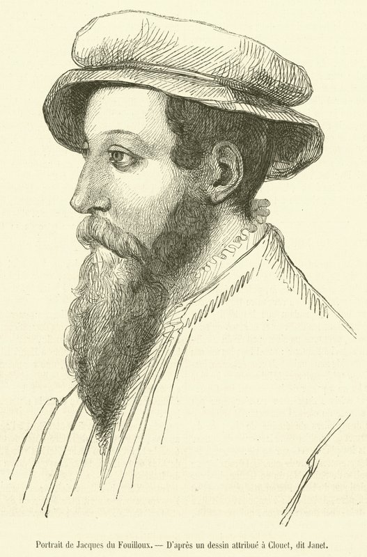 Retrato de Jacques du Fouilloux (gravura) de French School