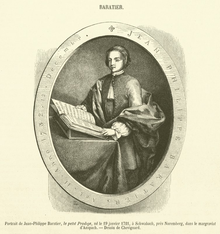 Retrato de Jean-Philippe Baratier (gravura) de French School