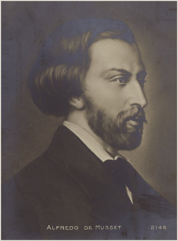 Retrato de Alfred de Musset de French School