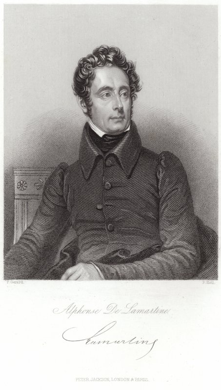 Retrato de Alphonse de Lamartine de French School