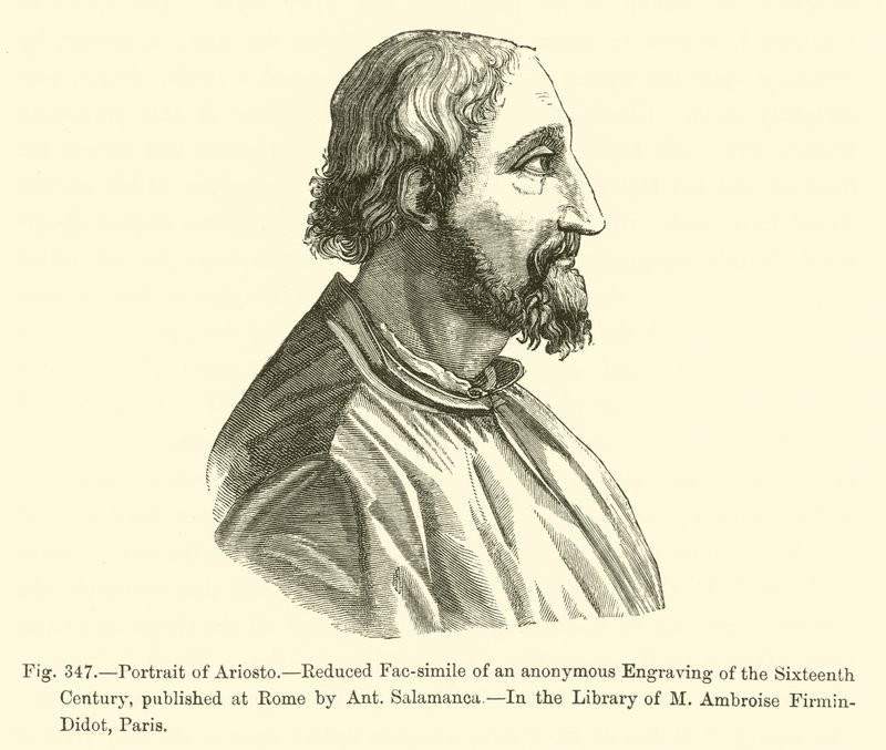 Retrato de Ariosto (gravura) de French School