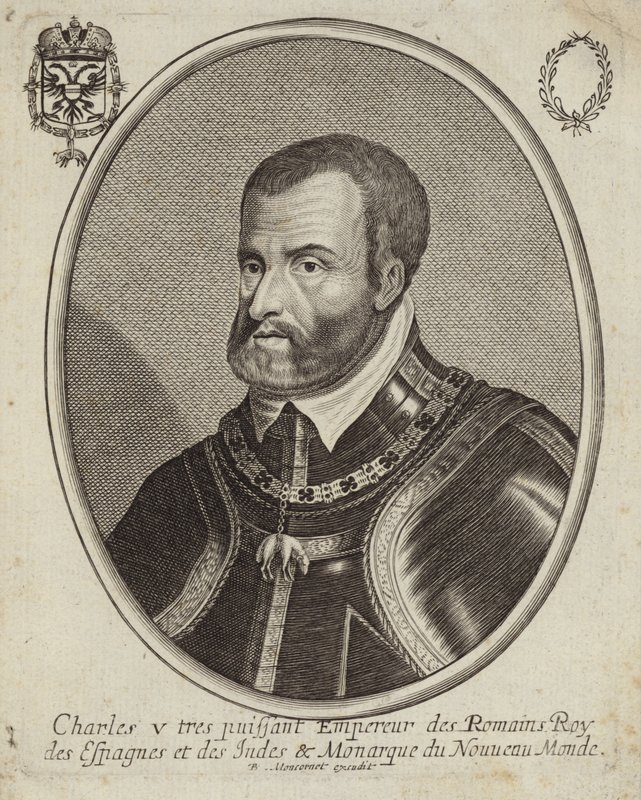 Retrato de Carlos V, Sacro Imperador Romano de French School