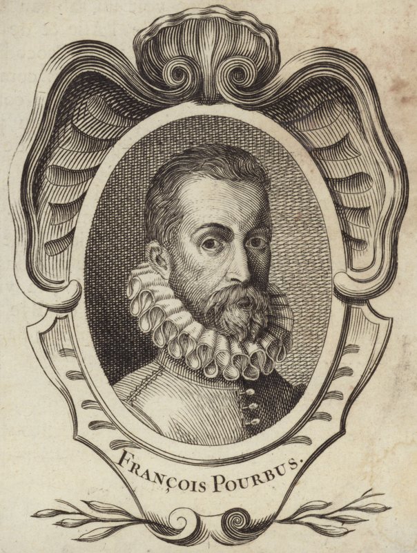 Retrato de Frans Pourbus o mais novo de French School