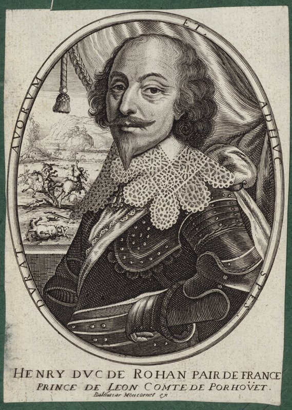 Retrato de Henri de Rohan, duque de Rohan de French School