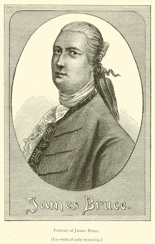 Retrato de James Bruce (gravura) de French School
