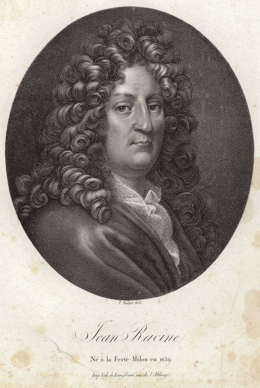 Retrato de Jean Racine de French School