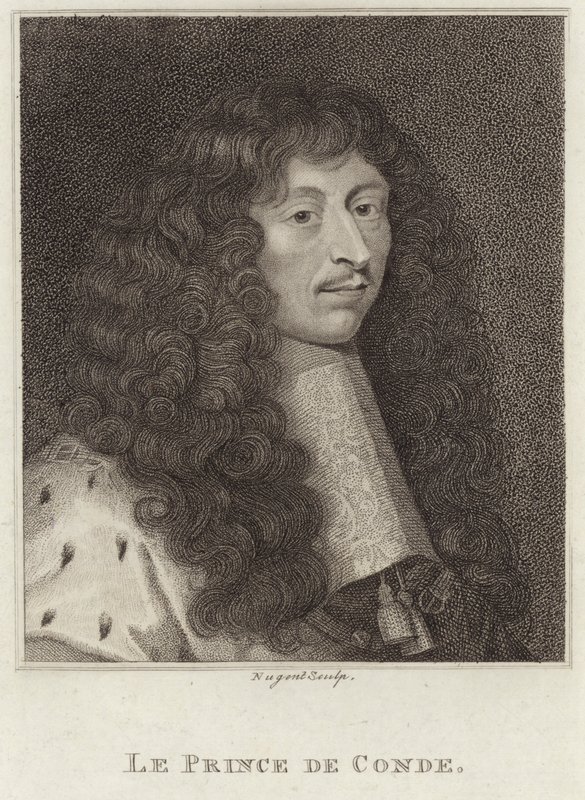 Retrato de Louis de Bourbon, Príncipe do Conde de French School