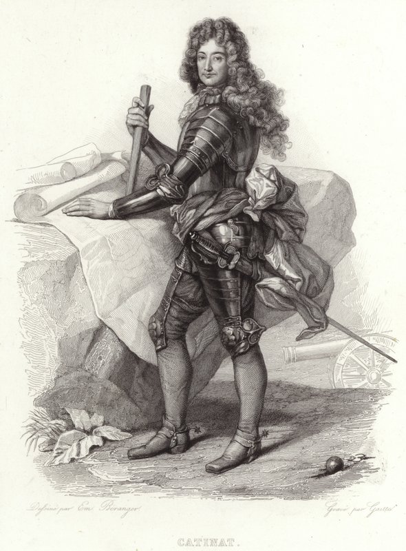Retrato de nicolas catinat de French School