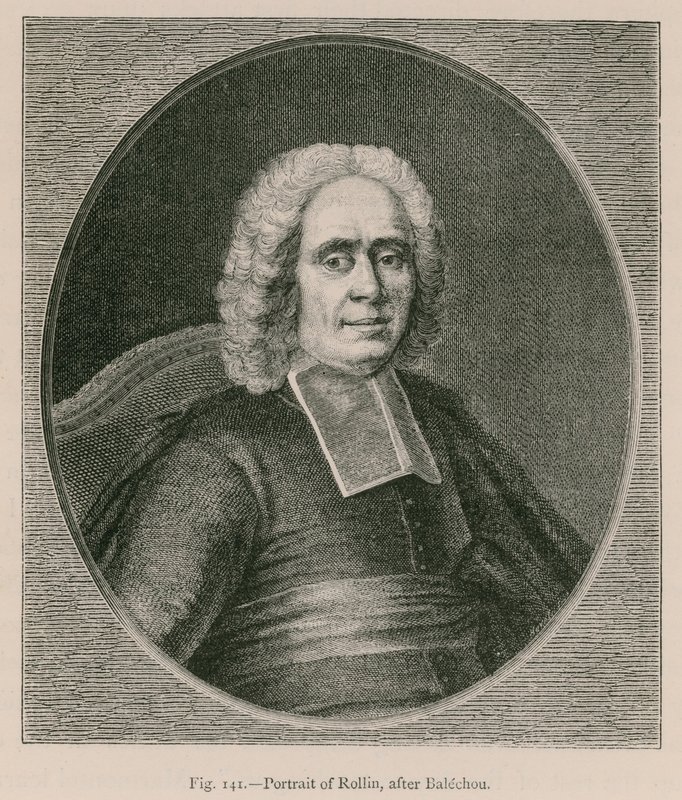 Retrato de Rollin, depois de Balechou de French School