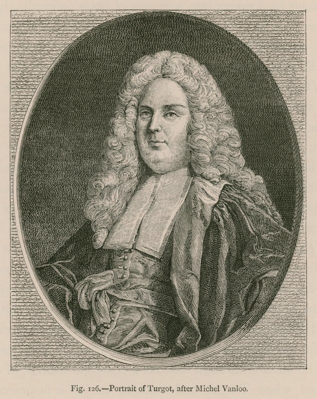 Retrato de Turgot, depois de Michel Vanloo de French School