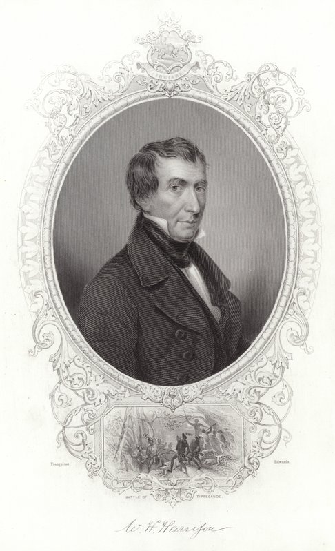 Retrato de William Henry Harrison de French School